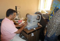 قافلة طبية للحرية والعدالة بالإسكندرية لعلاج العيون