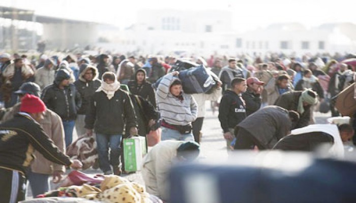 استمرار نزوح العائلات من مدينة "بني وليد" الليبية