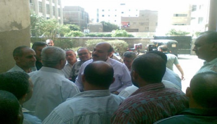 الحرية والعدالة بالمنوفية ينهي إضراب الإداريين بمركز تلا