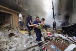 إصابة مصري بجروح طفيفة في انفجار بيروت