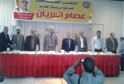 العريان في سوهاج: انتخابات رئاسة الحرية والعدالة ترسي قاعدة الشفافية