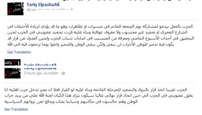 قيادي بـ"الدستور": قادة الحزب يريدون خراب الوطن