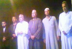 "الحرية والعدالة" بالمنوفية يعزي شهيد سيارة الأمن المركزي بأشمون