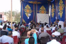 ختام المخيم الأول للحرية والعدالة بيوسف الصديق بالفيوم