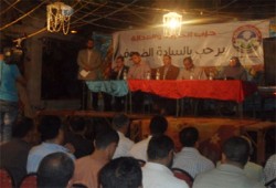 الحرية والعدالة بالمنوفية يحتفل بانتصارات أكتوبر