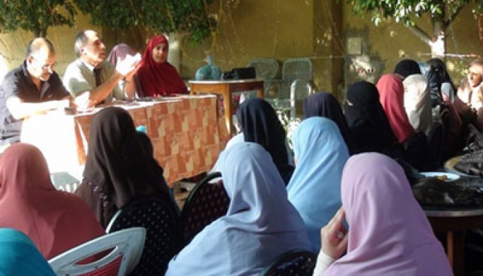 "المرأة ومشروع النهضة" ملتقى نسائي للحرية والعدالة بالفيوم