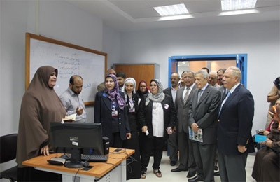 المستشار حسن النجار يفتتح مكتبة مصر العامة بالزقازيق