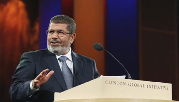 الرئيس مرسي: مصر بدأت في التحول الديمقراطي