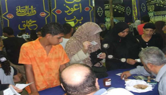 إقبال كبير على معرض الحرية والعدالة ببولاق أبو العلا