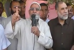 المرشد العام يتقدم وقفة بني سويف ضد الفيلم المسيء للرسول