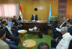 "الحرية والعدالة" بالإسكندرية يلتقي المحافظ لإطلاعه على مشاكل الإقليم