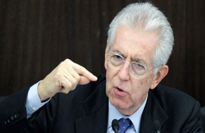 مونتي يؤكد أهمية زيارة مرسي لروما كأول عاصمة أوروبية