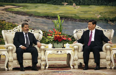 إصدار ملف وثائقي عن زيارة الرئيس مرسي للصين