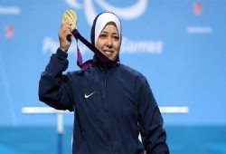 البطلة البارالمبية فاطمة عمر تهدي فوزها للرئيس مرسي