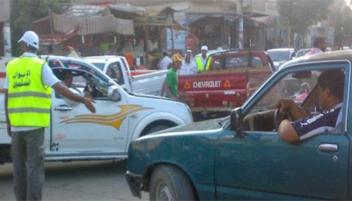 مشروع الحرية والعدالة يحل أزمة المرور بالشرقية