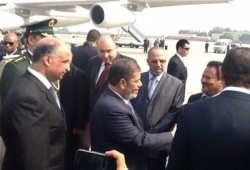 الرئيس مرسي يصل إلى بكين