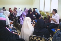 وفد ماليزي إندونيسي يزور الحرية والعدالة بالإسماعيلية