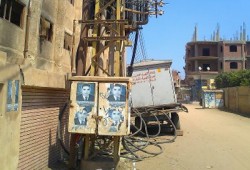 "الحرية والعدالة" يحل مشكلة احتراق محول الكهرباء بطوخ