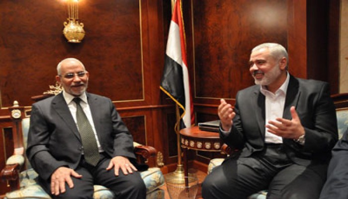 المرشد العام يستقبل إسماعيل هنية