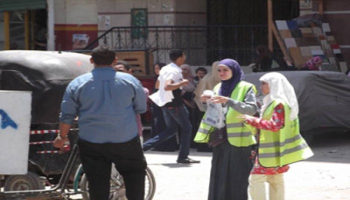 "النظافة عنوان النهضة" حملة للحرية والعدالة بالهرم