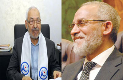 المرشد العام يهنئ د. راشد الغنوشي