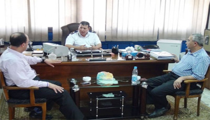 النائب أحمد جاد يلتقي مدير مرور الإسكندرية لبحث خطة الـ100 يوم