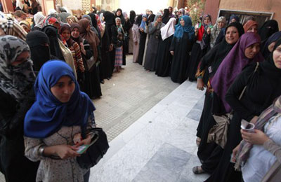 60 % نسبة التصويت في الانتخابات الليبية
