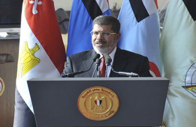 مرسي يبحث مع رئيس المؤسسة الإسلامية لتمويل التجارة التعاون المشترك