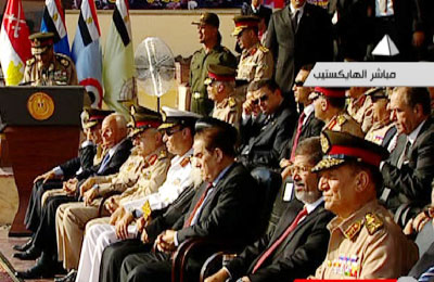 القوات المسلحة تبدأ احتفالاتها بتنصيب الرئيس