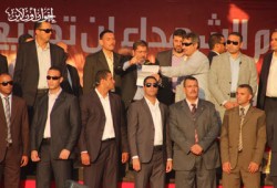 رئيس الجمهورية يقسم اليمين الدستورية أمام ثوار التحرير