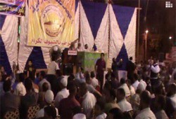 المنيا.. احتفالية حاشدة للجماعة الإسلامية بفوز د. مرسي