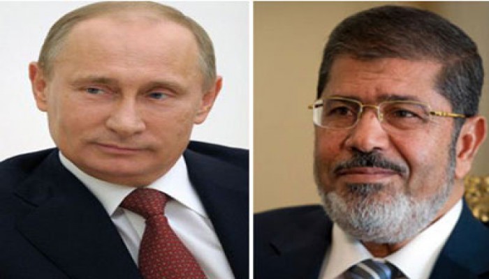 بوتين يهنئ محمد مرسي بفوزه في انتخابات الرئاسة