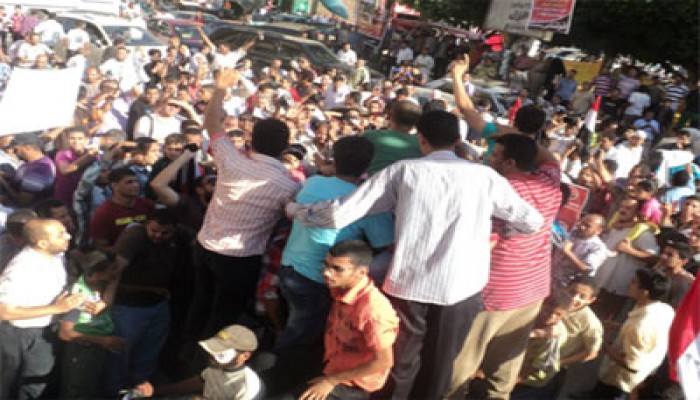 مسيرات حاشدة بالمنيا احتفالاً بفوز رئيس الجمهورية محمد مرسي