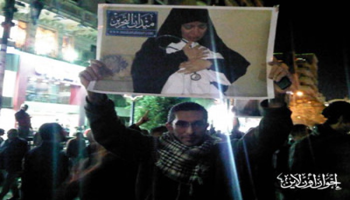 والدة شهيد الغربية: فوز الرئيس مرسي ينهي على نظام المخلوع