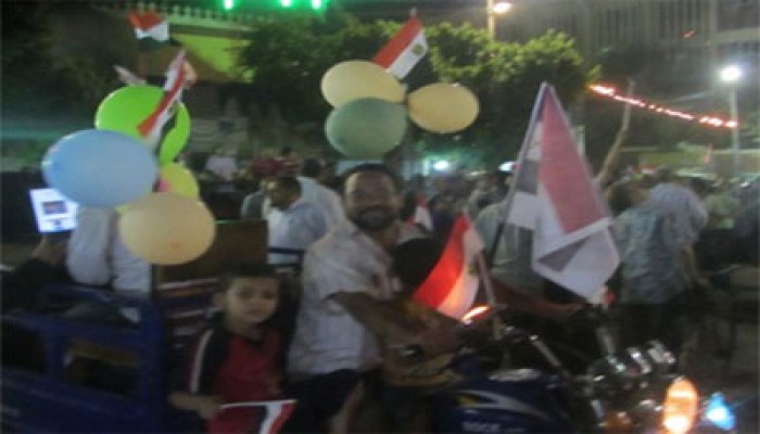 تواصل الاحتفالات بفوز د. مرسي بأسيوط