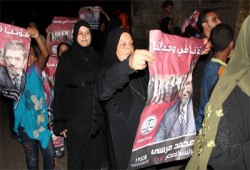 مسيرة بالجيزة احتفالاً بفوز رئيس الجمهورية د. مرسي