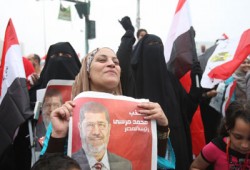 سيدات الفيوم: فوز د. مرسي نصر حققه الله للثورة