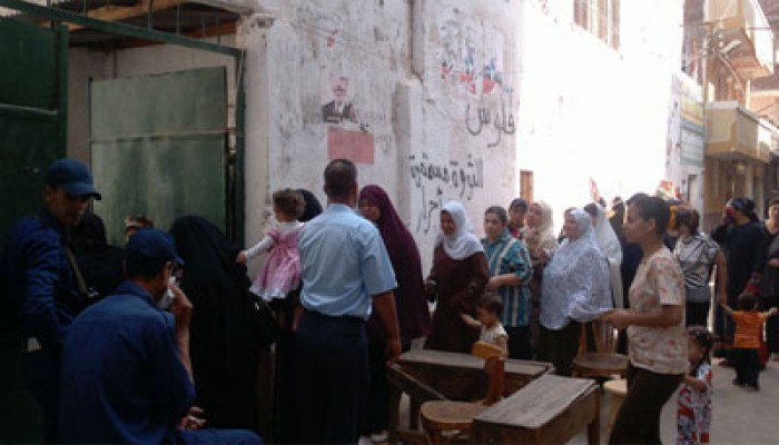 أمن البحيرة ينفي توجيه أنصار د. مرسي للناخبين برشيد