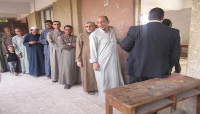 تأخر فتح بعض اللجان بالمنيا لتأخر وصول القضاة