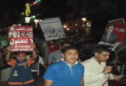 مسيرات لتأييد د. مرسي بمدن الجيزة وقراها قبل بدء "الصمت"