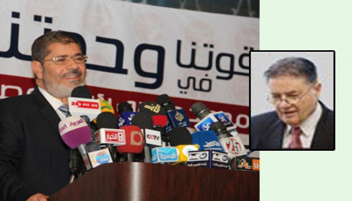 الخبير الإستراتيجي اللواء عبد الحميد عمران يؤيد د. مرسي رئيسًا