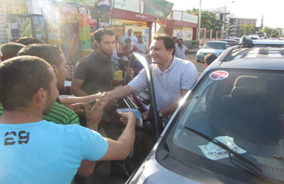 هادي خشبة وعماد النحاس بمسيرة دعمًا لمرسي بأسيوط