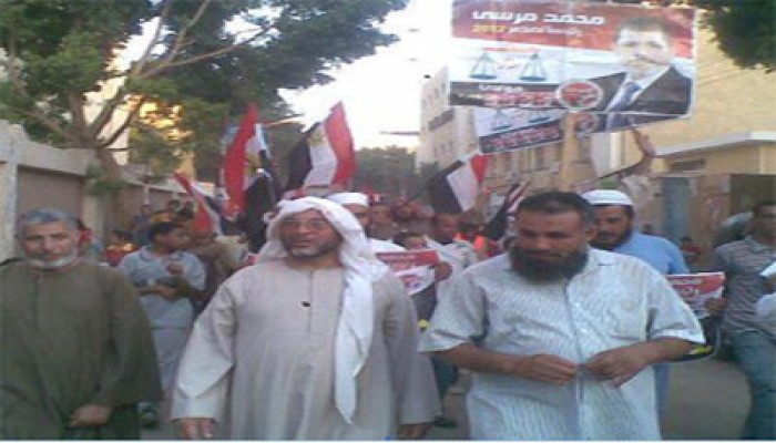 مسيرة للقوى الإسلامية بسوهاج لدعم مرسي