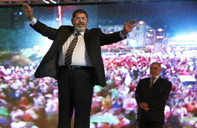 مرسي يتصدر نتائج 28 دولة للمصريين في الخارج