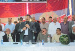 د. مرسي لتجار العبور: زمن إتاوات المخلوع ورجاله انتهى