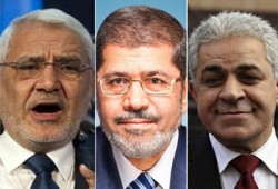 اجتماع ثلاثي مغلق يجمع مرسي مع أبو الفتوح وحمدين