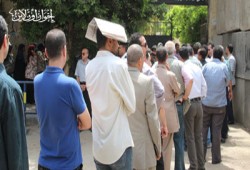 تكدُّس وزحام في لجان حلوان لتأخر القضاة