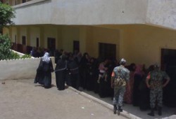 توافد الناخبين بالمنوفية وتأخر فتح اللجان