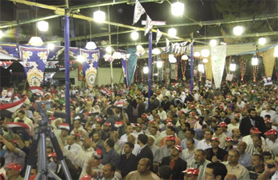 الغربية.. 50 ألفًا بمؤتمر ختام حملة مرسي