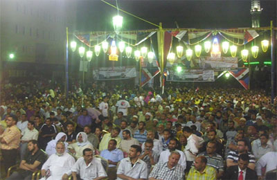 مؤتمر حاشد بالإسماعيلية لدعم "مرسي"